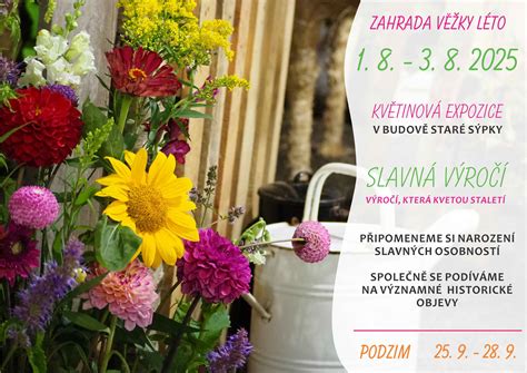 Zahrada Věžky 2025 začíná 1. srpna: Nové expozice, květiny i program