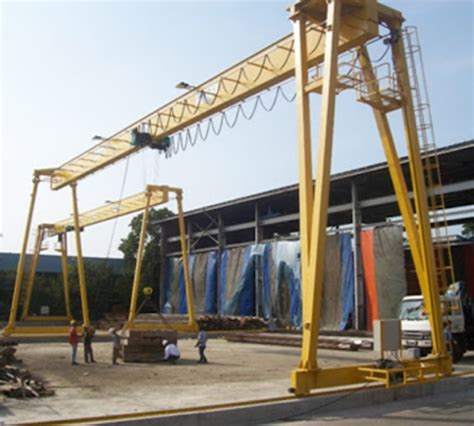 China Diskaun Electric Hoist Single Girder Gantry Crane Manufacturers