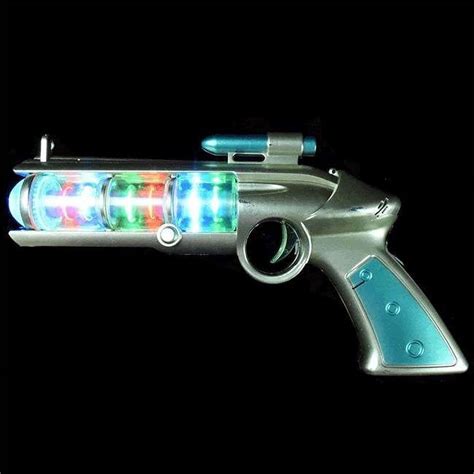 Blinkee 1465080 Light Up Spinning Barrel Space Gun