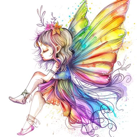 Whimsical Fairy Art Print Free Stock Photo - Public Domain Pictures