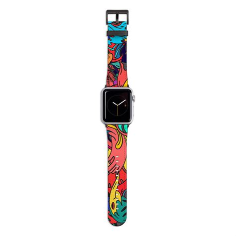 Colorful Swirls Apple Watch Strap - Print My Strap