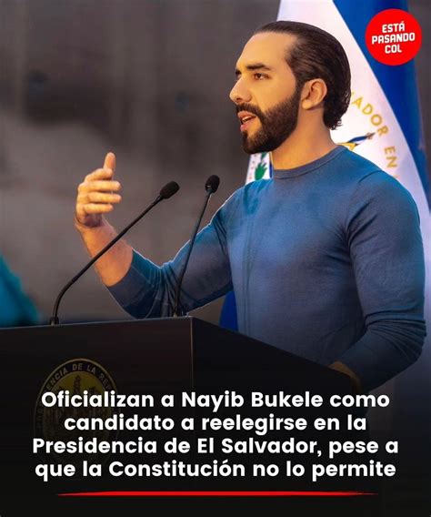 On Twitter Nayibbukele Va Por La Reelecci N En El