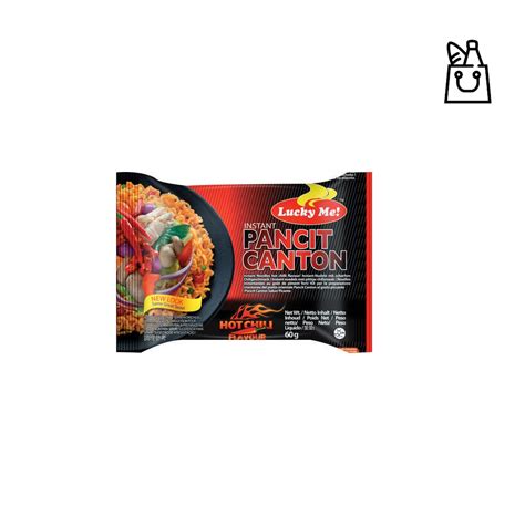 LUCKY ME Pancit Canton Chow Mein Noodles Hot Chili 60g Index Minimarket
