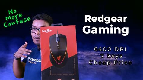 redgear  gaming mouse unboxing  review  gaming mouse