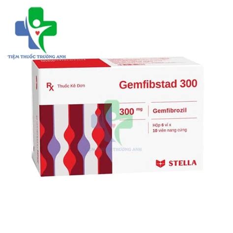 Gemfibstad 300mg Stellapharm Điều trị chứng rối loạn lipid máu