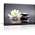 Amazon Lzimu Zen Wall Art Lotus Flowers Stones On Water Pictures