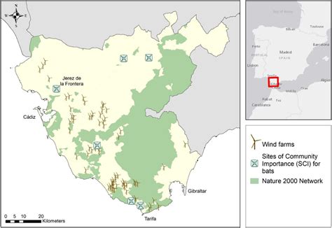 General map of the study area showing Natura 2000 network areas and ...