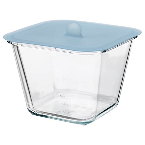 Ikea 365 Food Container With Lid Square Glasssilicone 41 Oz Ikea