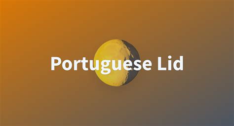 Portuguese Lid A Hugging Face Space By Lca Porvid