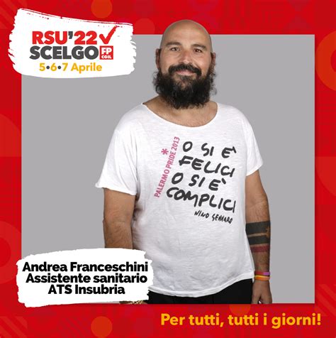 Rsu Mi Candido Con Fp Cgil Andrea Franceschini Assistente