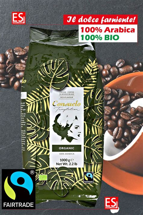 Kaffee In Ganzen Bohnen Consuelo Bio Fairtrade Arabica Bio Coffee