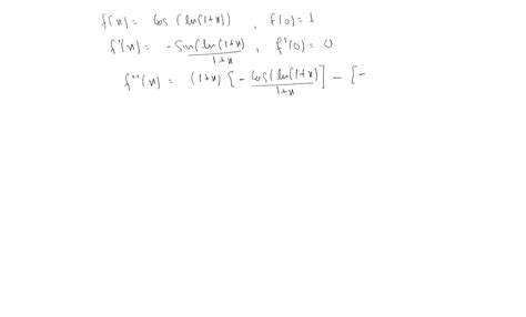 Solved Find The Chebyshev Series For F X Cos 1 X