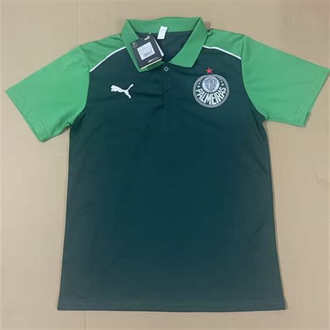 Se Palmeiras Dark Green Thailand Polo Shirt Se Palmeiras