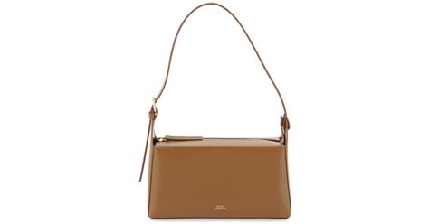 A P C Virginie Baguette Bag In Brown Lyst