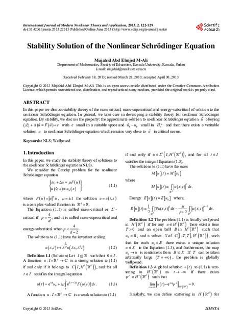 Pdf Normalized Solutions To The Mixed Dispersion Nonlinear