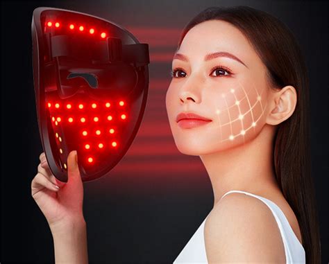 Light Therapy For Skin 4 In 1 Led Face Mask Infrared Red Light