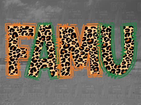 FAMU Rattlers HBCU Football Team School Support Digital File PNG - Etsy