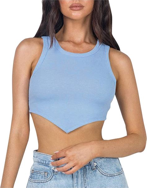 Oberteile Frauen Sommer Ulanda Teenager M Dchen Crop Top Sport