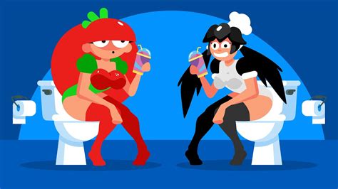 Skibidi Toilet But Tomato Topping Waifu VS Peppina Grimace Shake