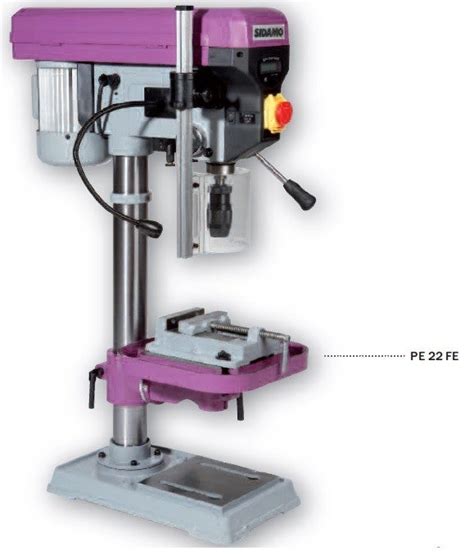 Perceuse D établi Avec Etau 22mm 750w Triphasé Avec Accessoires Pe