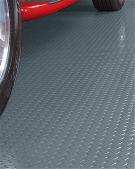 BLT G-FLOOR Rollout Vinyl Garage Floor Protector Mats Diamond Tread ...