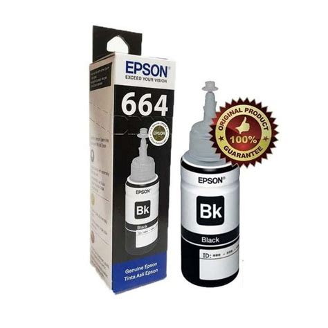 Jual Tinta Epson T6641 Black Original Di Lapak Dityacom Bukalapak