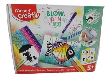 Marcadores Maped Blow Pen Art Colorear Soplar Plantillas X Env O Gratis