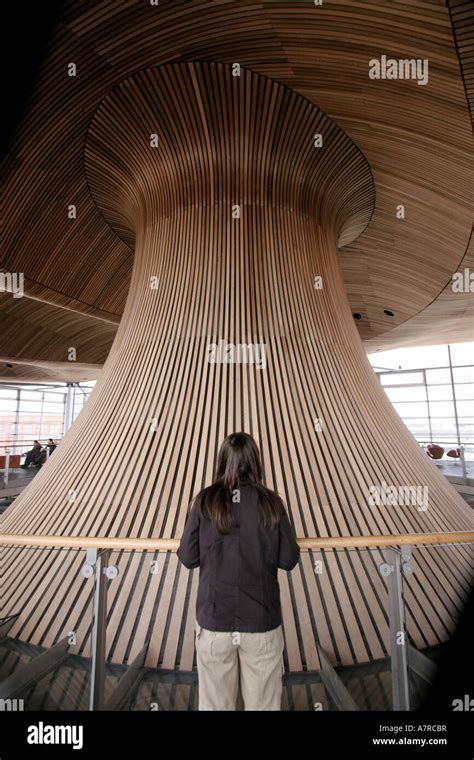 Senedd Interior National Assembly for Wales Building Cardiff, Wales UK ...