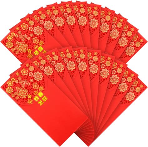 36 Pcs Chinese New Year Red Envelopes Chinese Lunar