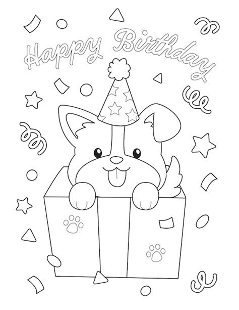 Happy Birthday Papa Coloring Pages Coloring Nation