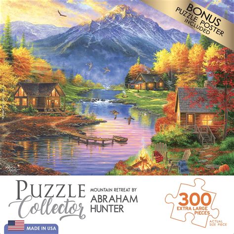 Cra Z Art Puzzle Collector Piece Mountain Retreat Jigsaw Puzzle