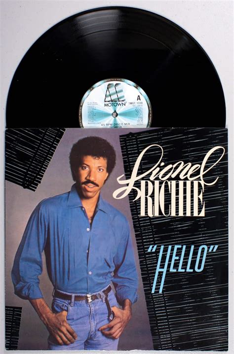 Lionel Richie Lionel Richie Hello 1983 Uk 12 Vinyl Tmgt1330 Amazon