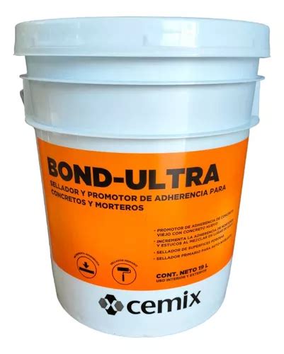 Cemix Bond Ultra Sellador Y Adhesivo P Concretos Y Morteros Env O Gratis