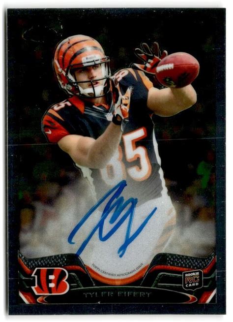 2013 Topps Chrome Rookie Autographs Tyler Eifert Auto 226 600