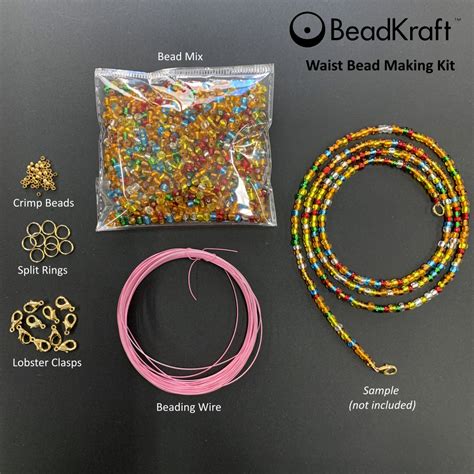 how to make a waist bead