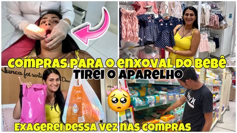 COMPRAS DO ENXOVAL DO NOSSO BEBÊ TUDO QUE COMPRAMOS TIREI O APARELHO