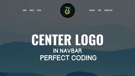 Center Logo In Navbar Perfect Coding Most People Do It Wrong Way