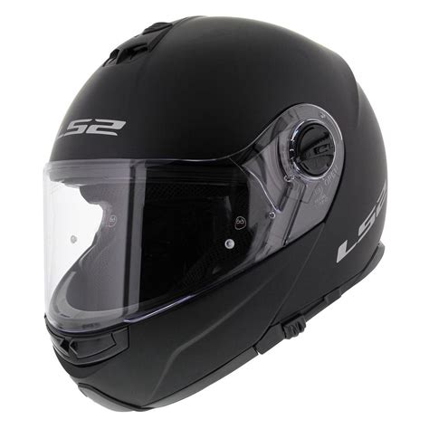 Casque Modulable Ls Ff Strobe Solid Casque Moto Noir Mat