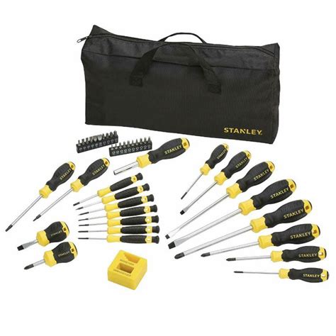 Kit outils tournevis de 42 pièces Sac bandoulière STHT0 62113 Stanley