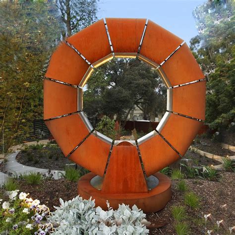 Corten Steel Garden Art Metal Sculpture