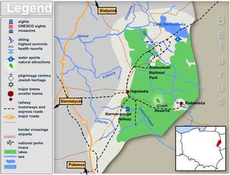 Bialowieza Forest Map