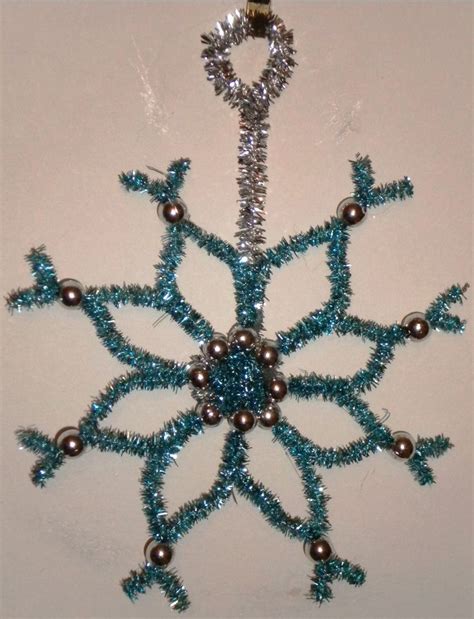 Pin On Christmas Pipe Cleaner And Bead Ornaments