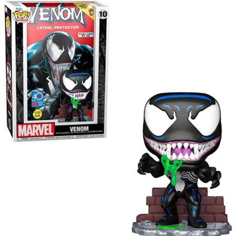 Funko Marvel Venom Lethal Protector Glow In The Dark Pop Comic Cover