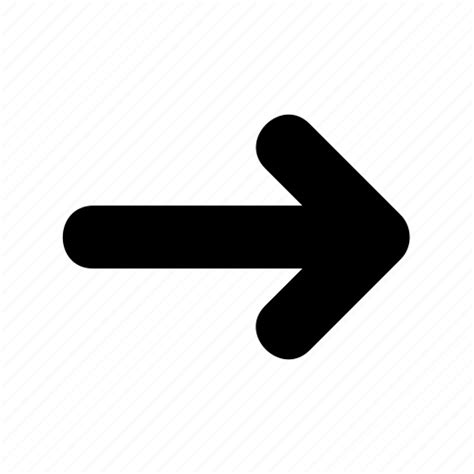 Arrow Direction Movement Right Icon Download On Iconfinder