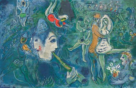 Marc Chagall Le Cirque 1967 Mutualart