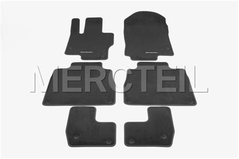 Gls Class Floor Velour Mats Set Black Lhdrhd X Genuine Mercedes Benz