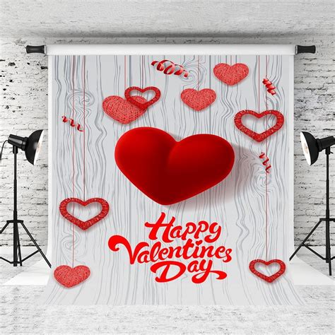 Hellodecor X Ft Happy Valentine S Day Photography Backdrop Wood