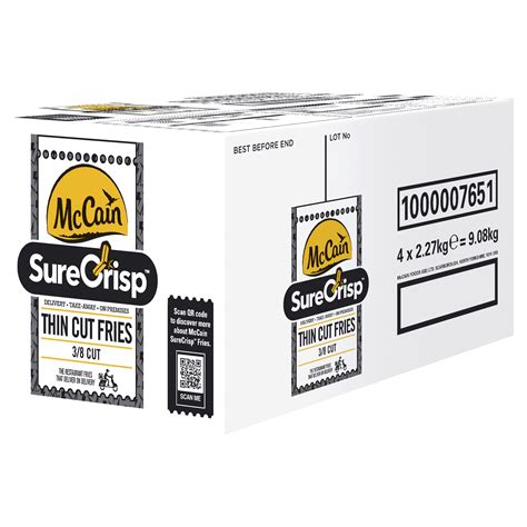 McCain SureCrisp Fries 3/8 - 9Kg - ELC UK LTD