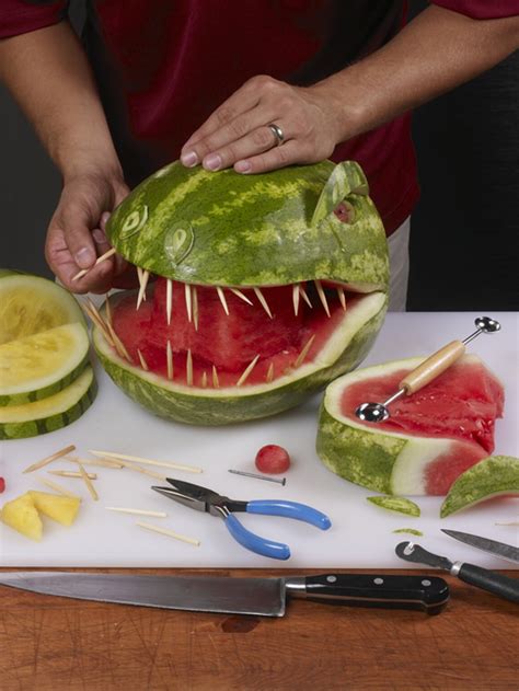 Watermelon Board T Rex Dinosaur Dinosaur Watermelon Watermelon Head