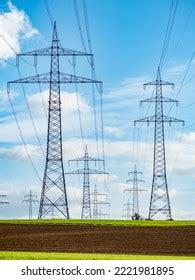 Power Pylons Overhead Power Line Line Stock Photo Shutterstock